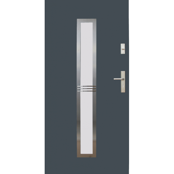 Ocelové venkovní dveře WIKĘD - VZOR 12A
