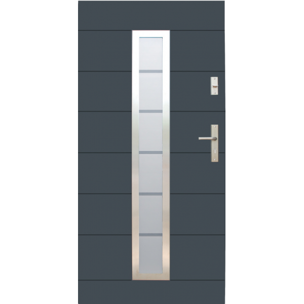 Ocelové venkovní dveře WIKĘD - VZOR 12C