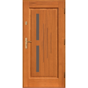 Dřevěné venkovní dveře AGMAR LARIX