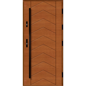 Dřevěné venkovní dveře AGMAR RIVEN