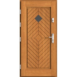 Dřevěné venkovní dveře AGMAR UMBRA