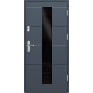 Ocelové venkovní dveře WIKĘD GLASS FRONT GF03