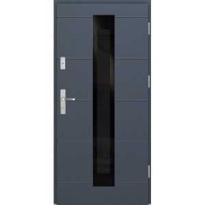 Ocelové venkovní dveře WIKĘD GLASS LOFT GL03