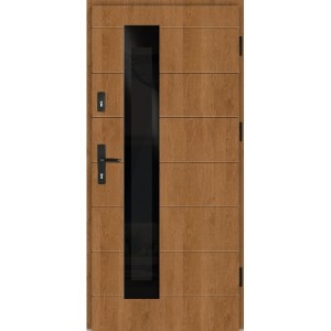 Ocelové venkovní dveře WIKĘD GLASS LOFT GL03C